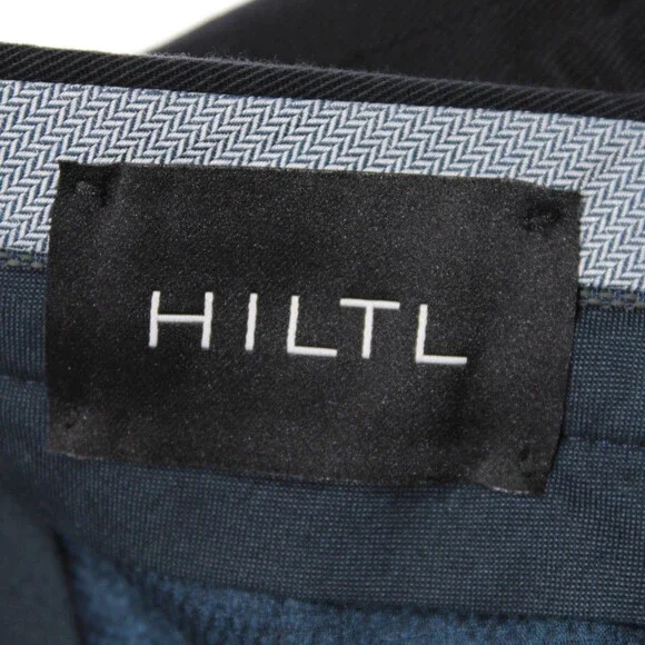 Hiltl NWT Parma Chinos / Casual Pants Size 50 US 34 Contemporary in Blue Cotton